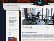 Tablet Screenshot of aparatosgimnasia.com